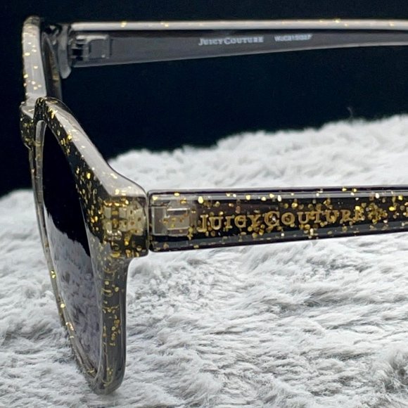 Juicy Couture Sparkle Gold Translucent / Black NWT - Picture 7 of 7